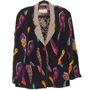 NWT Vintage Platinum 90s Blazer by Dorothy Schoelen, Size M